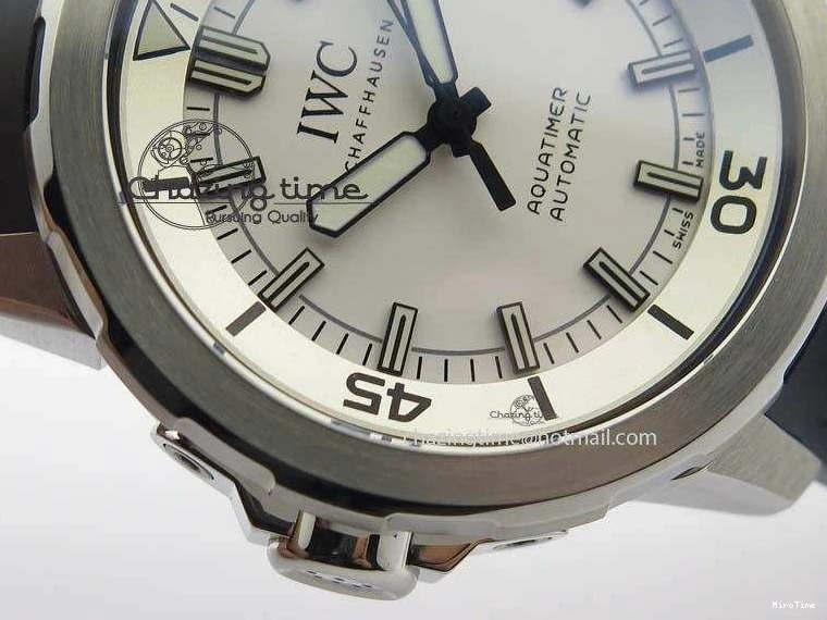 MIROTIME 1226 TechFriendly Aquatimer Automatic SS IW329003 V6F 1:1 Best Edition On Black Rubber Strap MIYOTA 7271